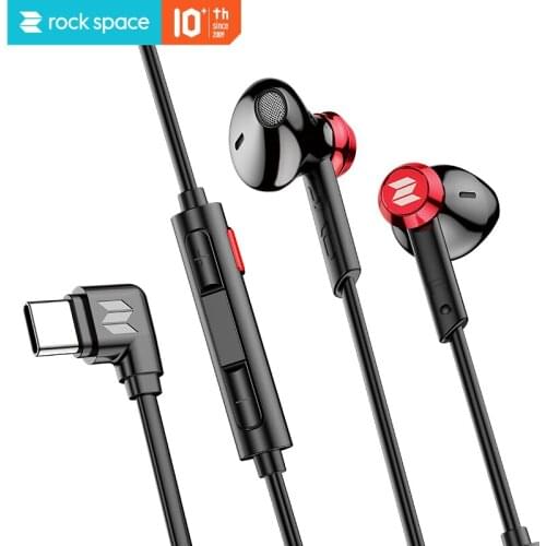 ROCK ROG Cetra Gaming Phone Earphone In-ear Headset Phone Accessories HRTF 7.1 Channel ANC Active Noise Reduction Wired Headset