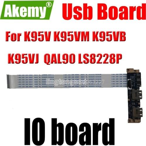 NWE For Asus K95V K95V K95VB VJ USB audio board QAL90 LS8228P Laptop Audio usb IO board Interface board