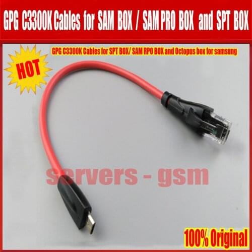Original product GPG c3300k cable uart cable for and octoplus pro box and octopus box sam pro box for samsung unlock imei