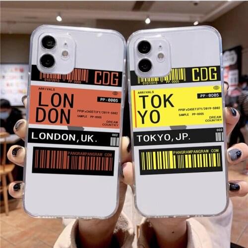 Transparent Soft Phone Case For Fundas IPhone 12 11 Pro Max XSMax Mini XR XS X SE 2020 8 7 6 5 5S Plus Cute Protection Cover