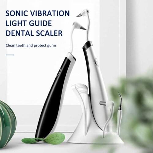 LED Ultrasonic Electric Scaler Tooth Polishing Professional Cleaning Head Remove Calculus Stains Oral Teeth Cleaning Kit