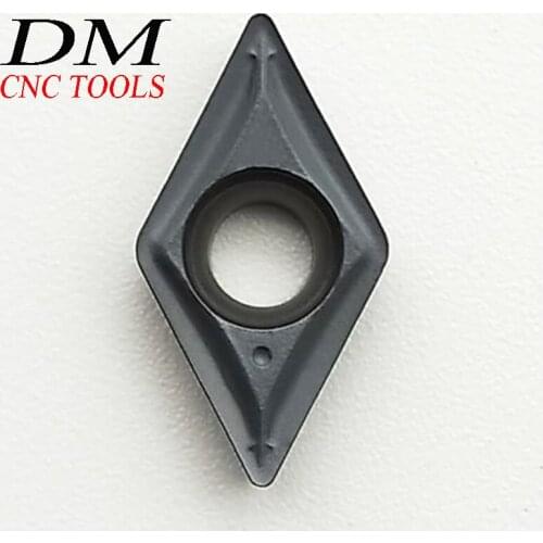 10PCS DCMT070204 SM IC907 Internal Turning Tool CNC Carbide Insert Blade Cutter Lathe Blade