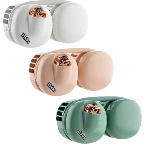 Usb Portable Charging Hanging Neck Small Electric Fan Student Personal Lazy Hanging Neck Mini Electric Fan for Travel Home