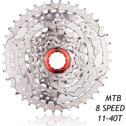 ZTTO 8 Speed Freewheel Steel Flywheel Bicycle Parts 8s 11-40T Cassette for M410 K7 X4 Mountain Bike