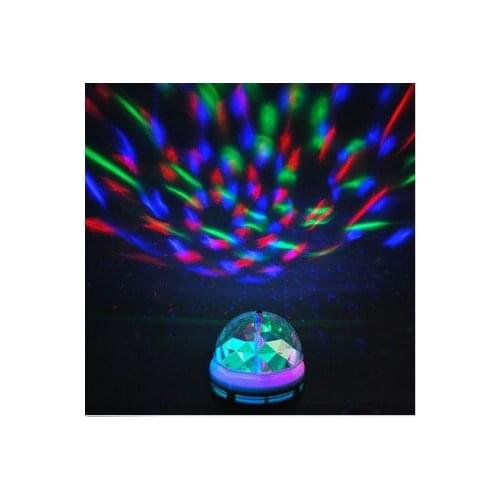1X 10X E27 3W AC90-260V Colorful Auto Rotating RGB LED Bulb Stage Light Disco DJ Party Lamp Holiday Bulb for Bar KTV Lighting
