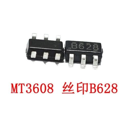 10pcs/lot MT3608 SOT23-6 3608 B628 IC