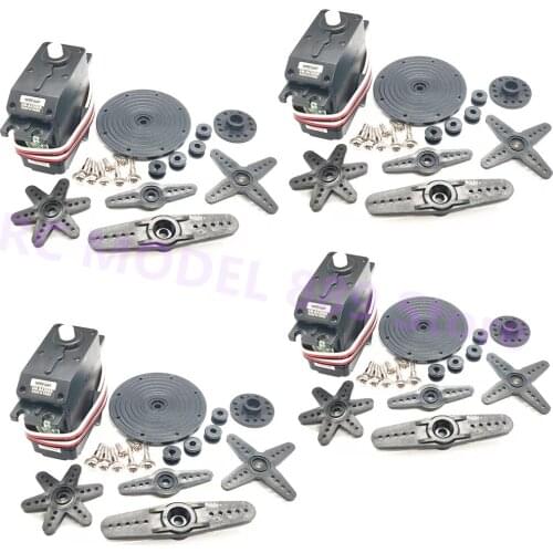 4pcs/lot SpringRC SM-S4306R RC Servo JR Interface Continuous Rotation 360 Degree Plastic Servo For Robot Car Truck Toys DIY Part