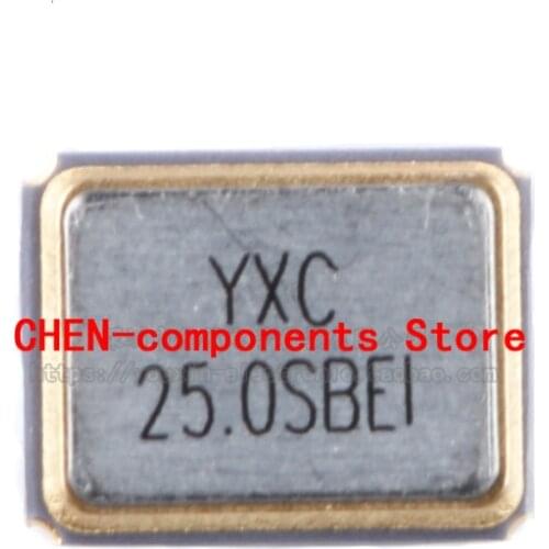 5pcs SMD passive crystal oscillator YSX321SL 25MHz 10ppm 20pF X322525MSB4SI/4P