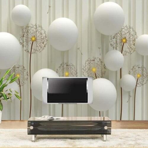 Custom Photo Abstract Mural Stickers 3D Large Wall Paper Canvas Wallpapers Waterproof Living Room Wallpaper 3d Kids White