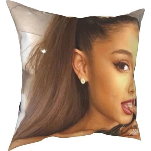 Ariana Grande decorative cushion cover sexy beauty cushion cover 45cm linen pillow residential culture
