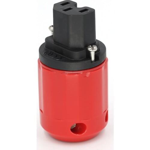 HIFI Piece C-330 Rhodium Plated ,IEC Famale Plug DIY Mains Power Cable