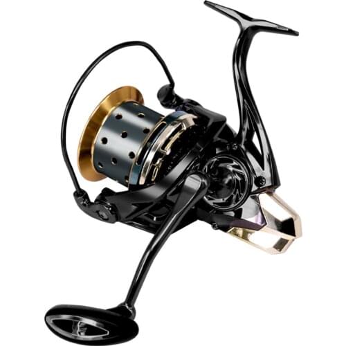DEUKIO Fishing Reel GX8000~12000 All Metal Spool 20-25 KG Brake Force High Speed 11+1BB Spinning Reel Carp Long Shot