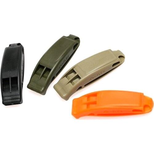 H0066 dual-band high and low outdoor survival whistle The high environmental protection Help High Density Training Whistle