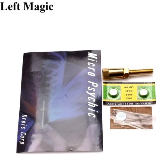 Nut Off Bolt Screw Magic Trick Micro Psychic Super Ultimate Rotating Close-Up Magic Props Easy To Do Magic Illusion G8229