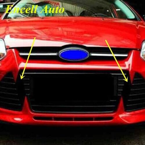 Hot Sale Car Carbon Fiber Sticker Front Grill Stickers For Ford Focus 3 MK3 2012 2013 2014 2015 Decal For Grille Accessories