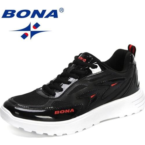BONA 2021 New Designers Popular Casual Sneakers Fashion Brand Men Chunky Shoes Street Style Hard-wearing Man Leisure Footwear