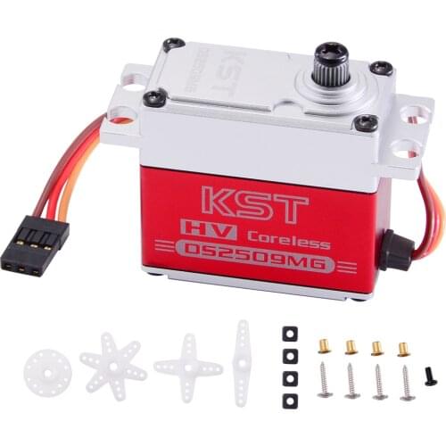 KST DS2509MG 8.4V 28kg 0.1sec Coreless Metal HV Servo Motor For 1:8 RC Car Accessories