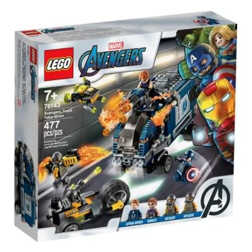 Lego 76143 Marvel Avengers Truck Take-down great toys birthday gift kids 477 pcs children creative enjoy bricks play superhero