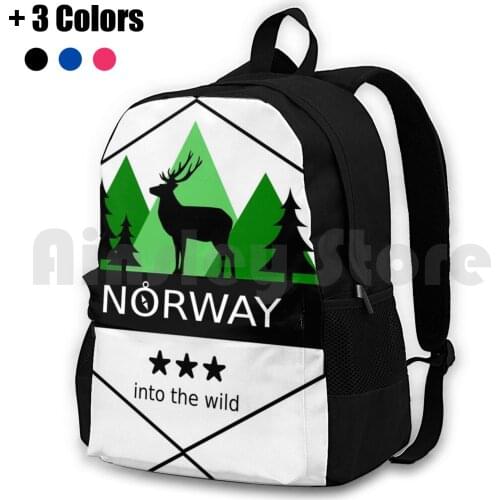 Norway Into The Wild Outdoor Hiking Backpack Riding Climbing Sports Bag Wild Into The Wild Norway Norwegian Nature Fjords Fjord