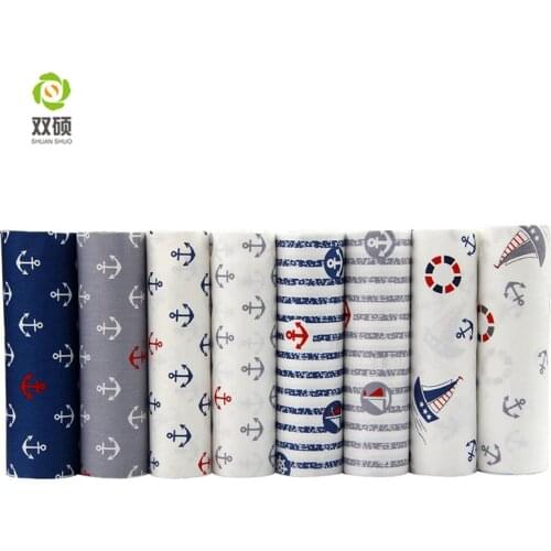 New Cotton Fabric Patchwork Cartoon Tissue Cloth Of Handmade DIY Quilting Sewing Baby&Children Sheets Dress 40*50cm 8pcs/lot