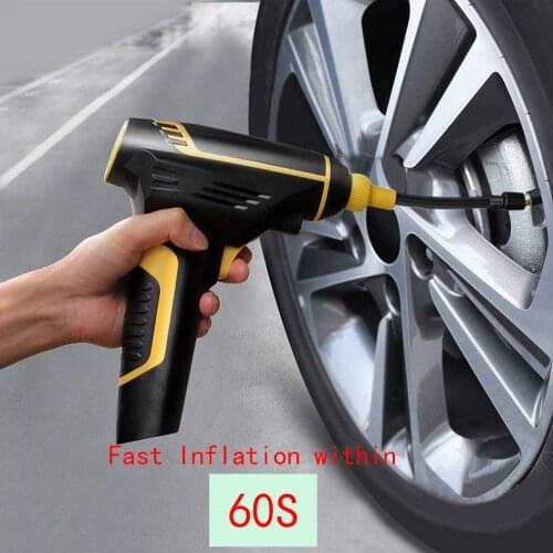 Portable Handled Digital Air Compressor Pump USB Rechargable Car Air Compressor Hot