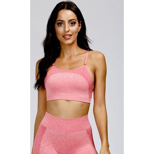 GYM Sports Underwear Seamless Sports Bra Yoga Suit Workout Set