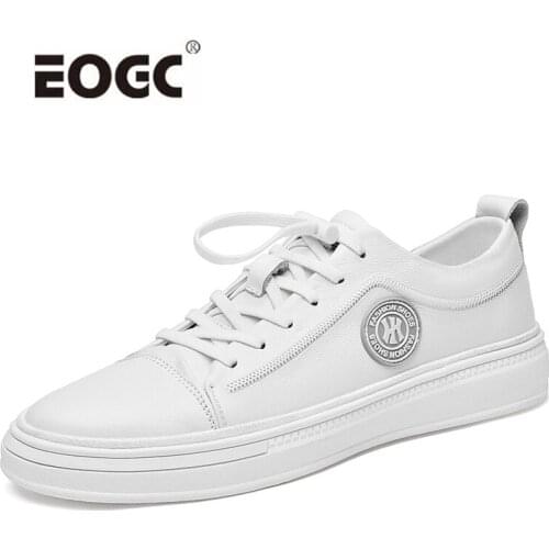 Natural Leather Male Shoes Lace Up Comfort Casual Shoes Flats Non-Slip Autumn Breathable Outdoor Shoes Men Sapato Masculino