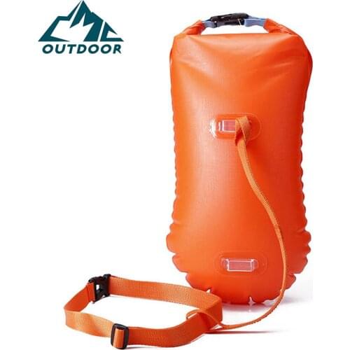 Thickened aerated storage type lifesaving bag PVC drowning prevention multi-functional swimming bag To avoid drowning