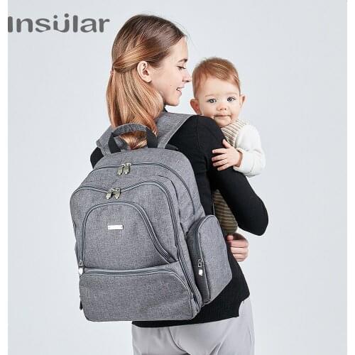 Large Capacity Mummy Maternity Diaper Bag Travel Backpack Stroller Nappy Changing Bag Nursing Bag for Baby Care Mom Nursing Bag