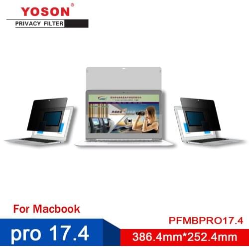 YOSON pro 17.4 notebook computer special Privacy Filter/anti peep film / anti reflection film / anti screen