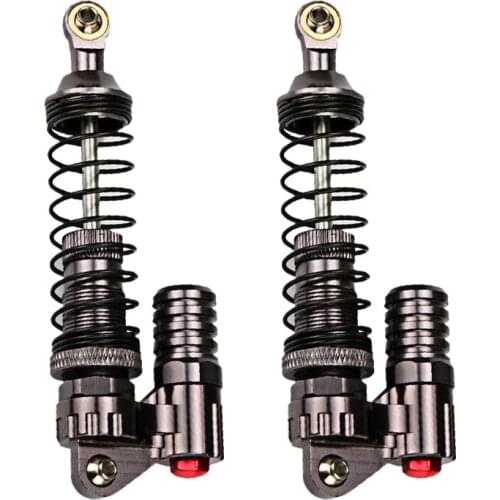 2Pcs Aluminium Alloy 90Mm Absorber Shocks For 1/10 Scale Rc Rock Crawlers Axial Scx10 D90 Truck