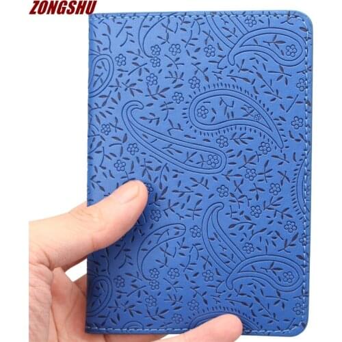 2018 Lavender Passport Holder Cover PU Leather ID Card Fashion Travel Ticket Pouch Packages passport Covers passport credit Case