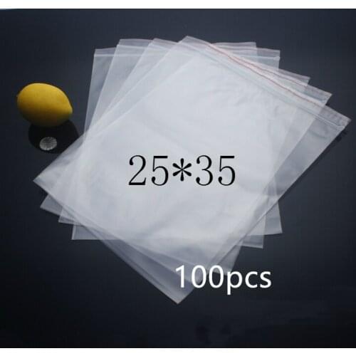25x35cm 100Pcs Self Seal Packaging Bag for Business Kitchen Cookie Storage Transparent Cellphone Gift Opp Plastic bags