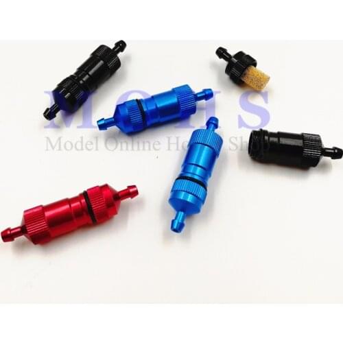 3color High Precision Gasoline Drum Copper Core Fuel Filter for RC Airplane Boat Car Gasoline Oiler Nitro Glow Gas Fue Filter
