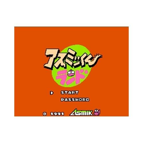 Asmik Kun Land Region Free 60 Pin 8Bit Game Card For Subor Game Players