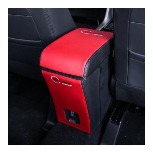 Automotive interior PU central hand box protection anti-kick cover for Mitsubishi Eclipse Cross 2018 2019 Car Styling