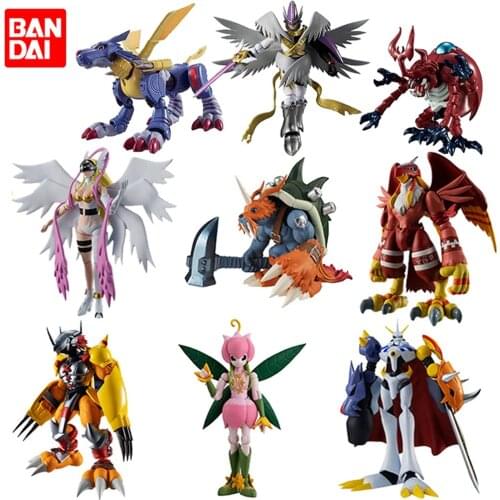 Bandai Digimon Adventure War Greymon Zudomon Omegamon Holy Angemon Angewomon Metal Garurumon Lilimon Box Eggs SHODO Toys 10cm