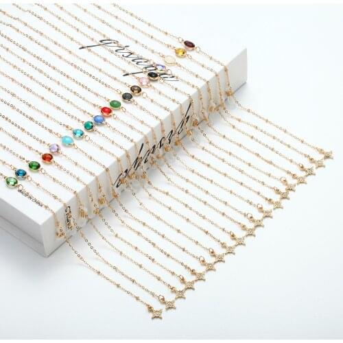 Fashion Chic Eyeglass Chains Glass Crystal Beaded Sunglasses Reading Glasses Chain for Women Eyewears Cord Holder Necklace Strap