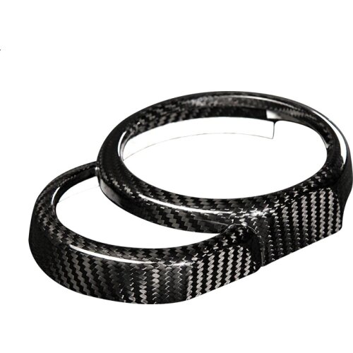 For BMW MINI F54 F55 F57 F60 Carbon Fiber Instrument Panel Speedometer Tachometer Decoration Stickers Car Styling Accessories