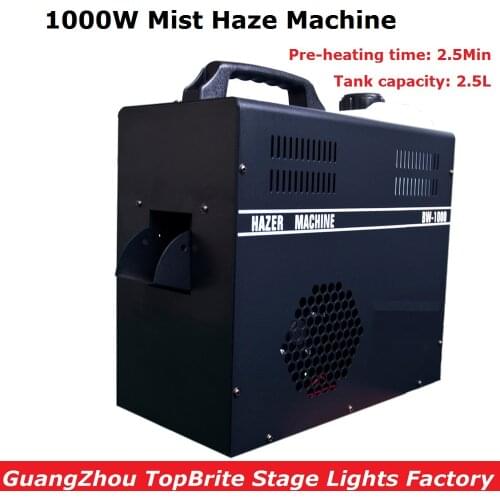 1000W Mist Haze Machine 2.5L Tank Capacity Fog Machine With DMX512 Control DJ/Party/KTV/Disco Lights Led Stage Machine Fogger