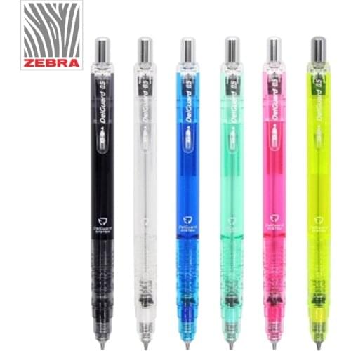 2 Pcs/Lot Zebra MA85 DelGuard Mechanical Pencils - 0.5 mm - 6 colors selection Writing Supplies Office & School Supplies