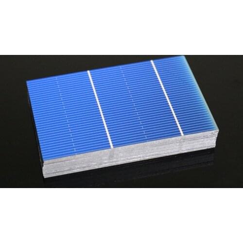 50pcs/LOT x Solar Cell Panel DIY Charger Polycrystalline Silicon Sunpower Solar Panels Bord 52 78 156 125 5 6 inch