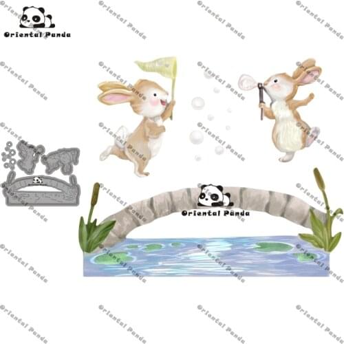 New Dies 2020 Camper Van Metal Rabbit blowing bubbles Dies diy Dies photo album cutting dies Scrapbooking Stencil Die