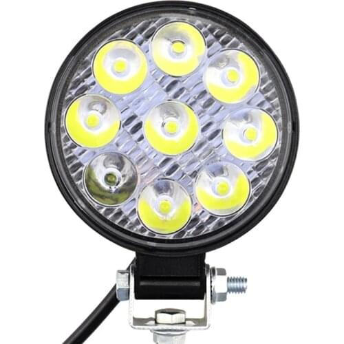 27W 9 LED Truck Boat Auto Fog Lamp Waterproof Spot Off-road Round Work Light