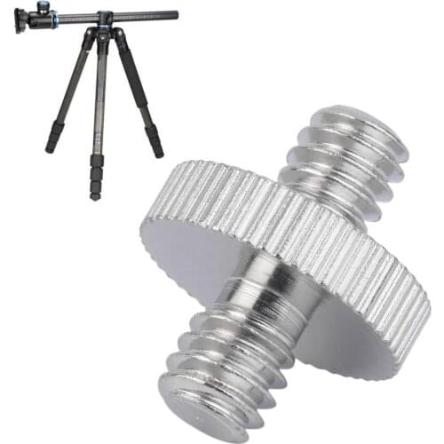 Camera Screw Adapte DSLR Tripod Mount Holder Monopod 1/4 Male to Male For Flash Light Stand Quick Release Plate