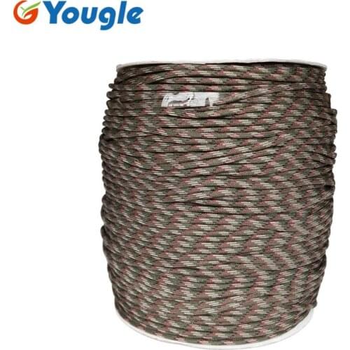YOUGLE 1000 Ft Spool 550LB Paracord Parachute Cord Mil Spec Type III 7 Strand Core Lanyard Rope Clothesline Survival Equipment