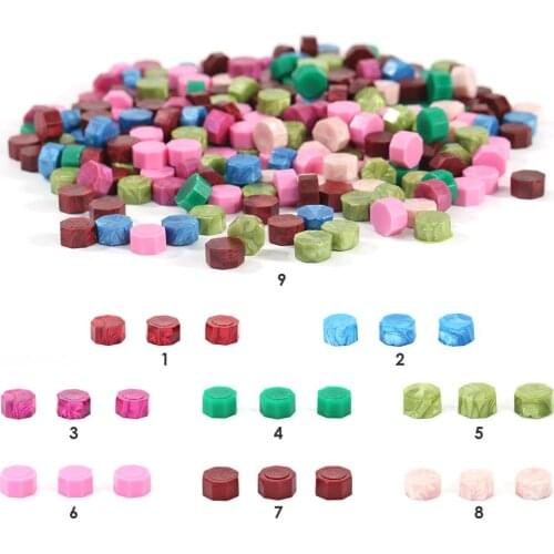 100pcs DIY Vintage Wax Granule Seal Stamp Beads for Wedding Envelope Personal Letters Customs Sealing Accessories