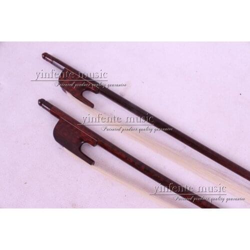 New 2 pcs The high quality of the Baroque Violin Bow Brazilwood Round Stick New 4/4 8