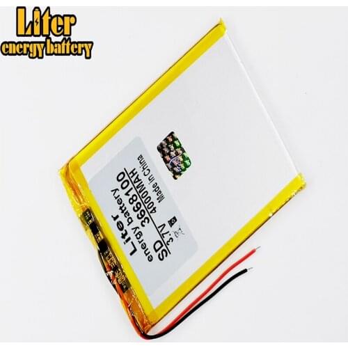 3.7V 4000mAh 3668100 Polymer Lithium Li-Po Rechargeable Battery For DIY Mp3 MP4 MP5 GPS PSP e-book