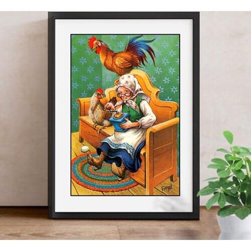 5D Diamond Painting Portrait And Animal Picture Of Rhinestone Needlework Diamond Mosaic Sale Full Round Drill 40x50 Craft Kit